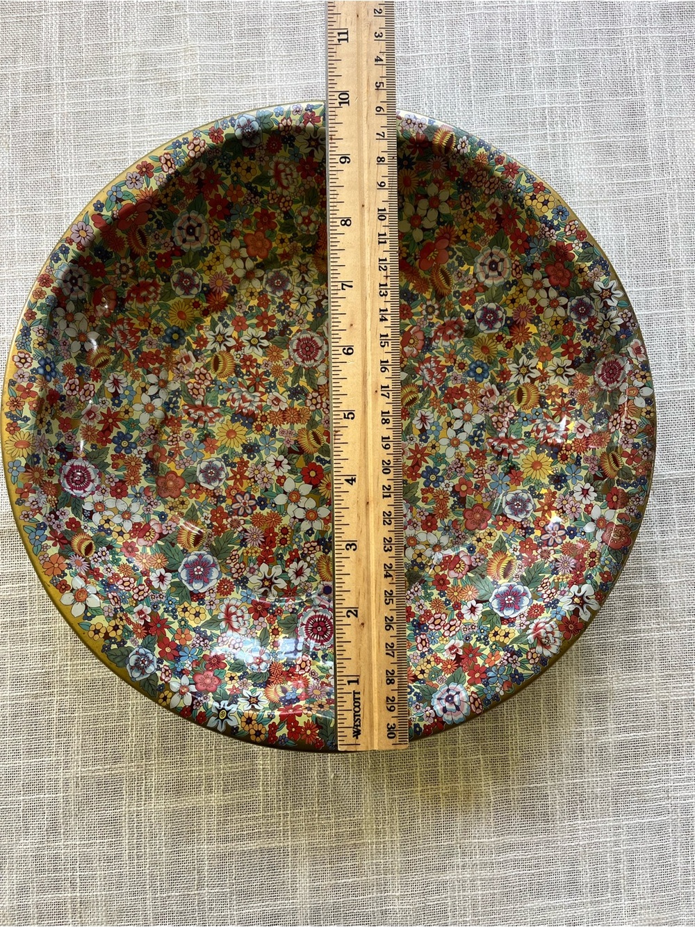 Vtg Daher Tin Tray 70s